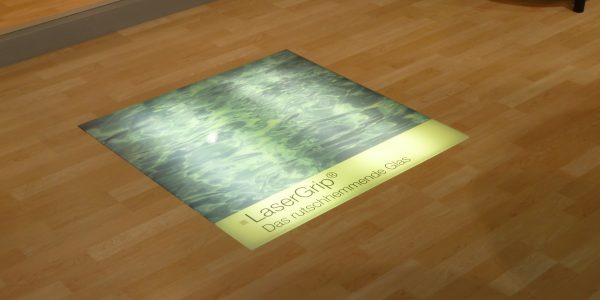LaserGrip begehbares Glas